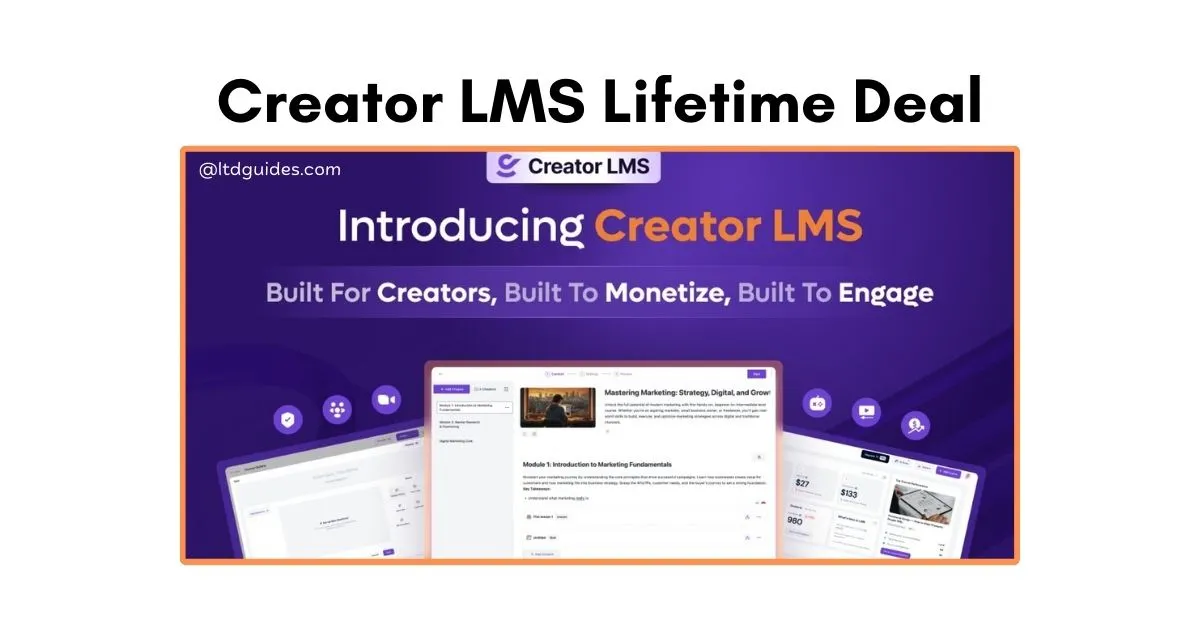 Creator LMS Lifetime Deal