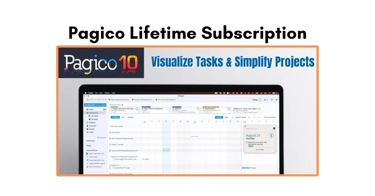 Pagico Lifetime Subscription