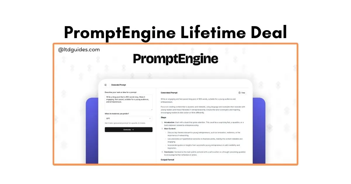PromptEngine Lifetime Deal