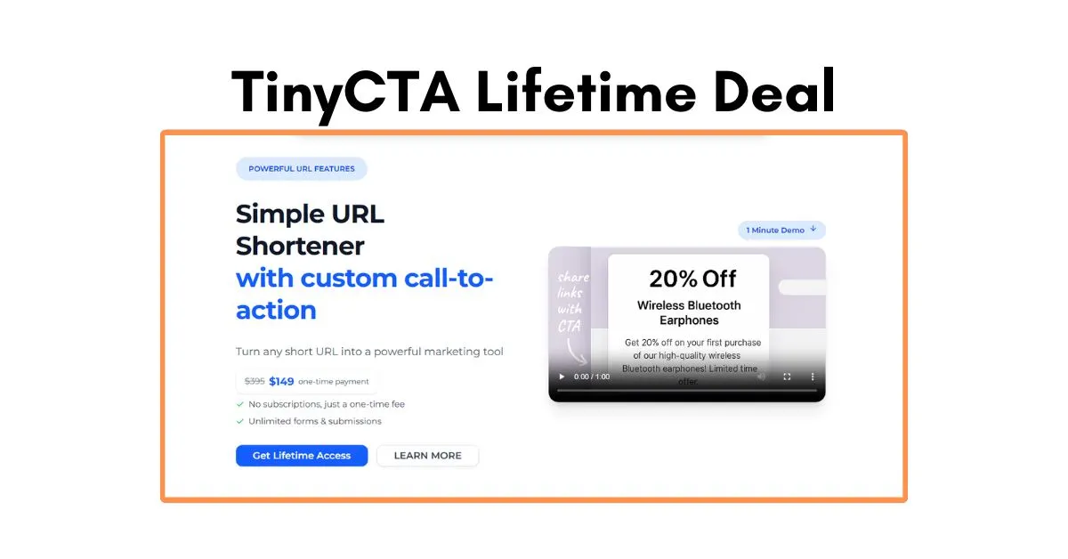 TinyCTA Lifetime Deal