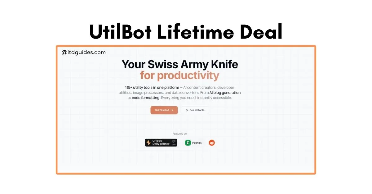UtilBot Lifetime Deal