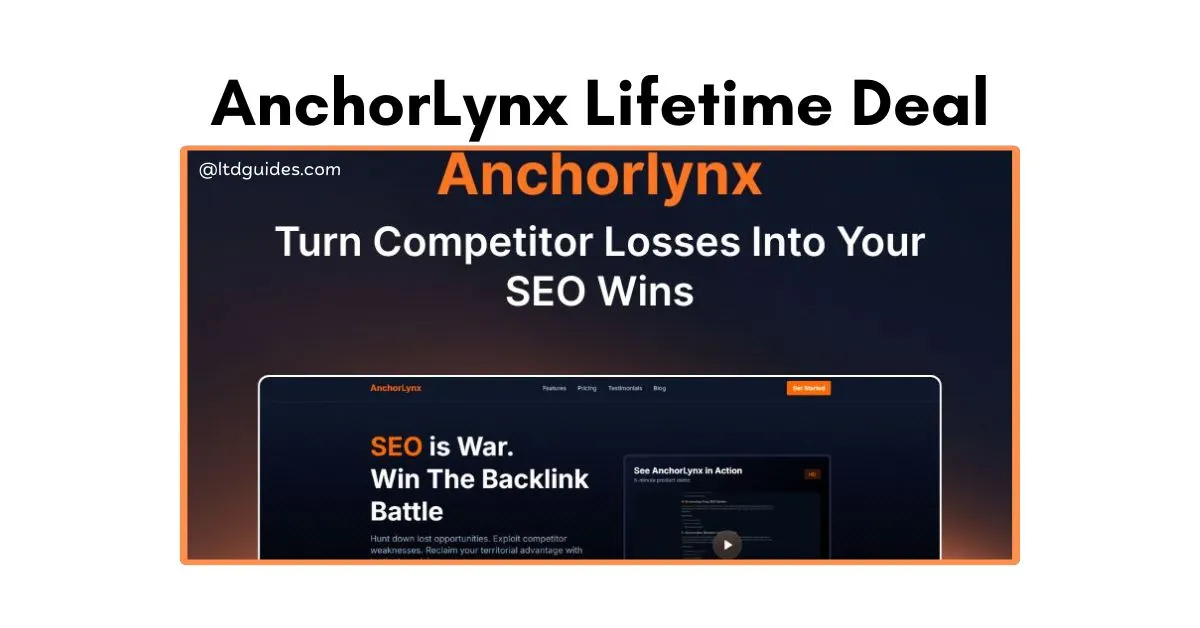 AnchorLynx Lifetime Deal