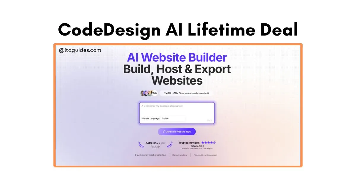 CodeDesign AI Lifetime Deal
