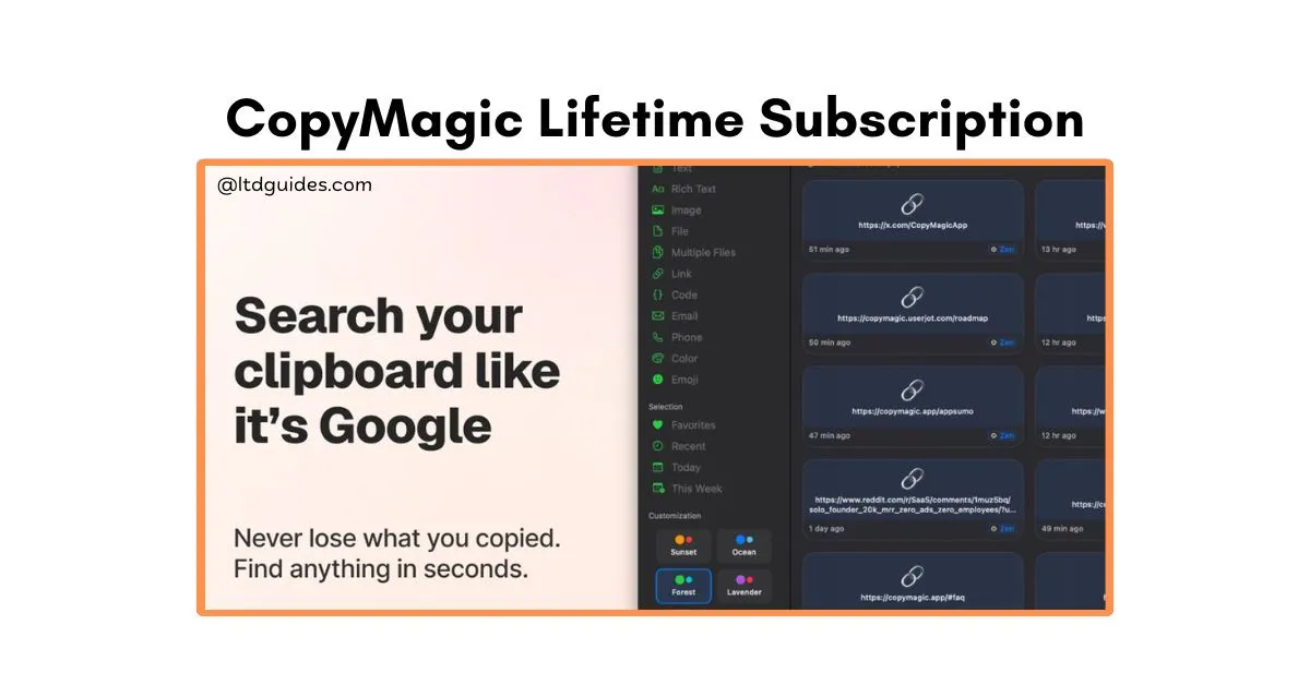 CopyMagic Lifetime Subscription