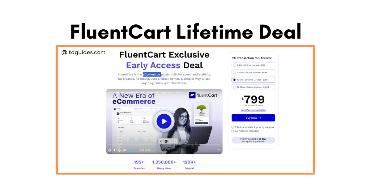FluentCart Lifetime Deal