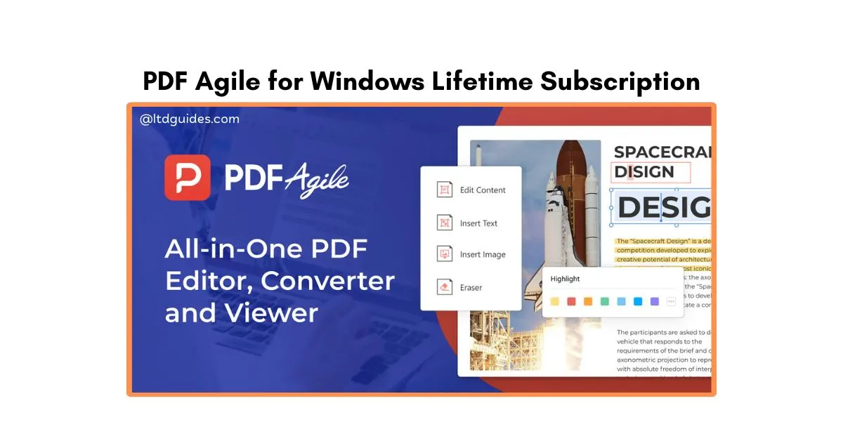 PDF Agile for Windows Lifetime Subscription