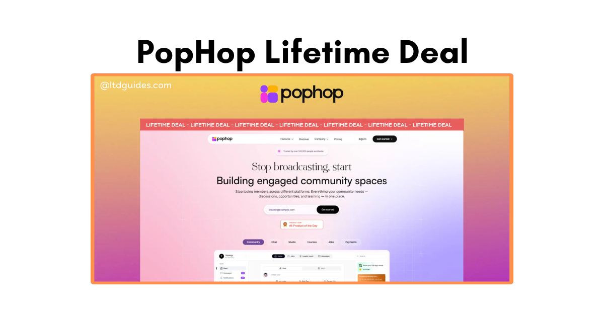 PopHop Lifetime Deal