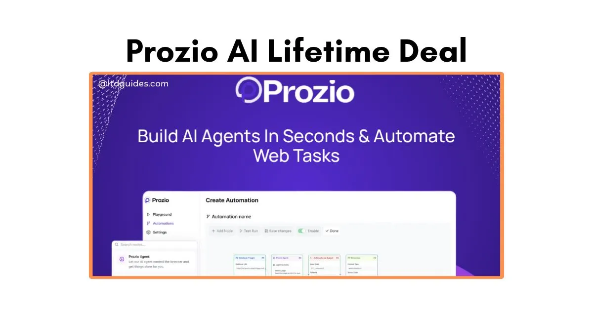 Prozio AI Lifetime Deal