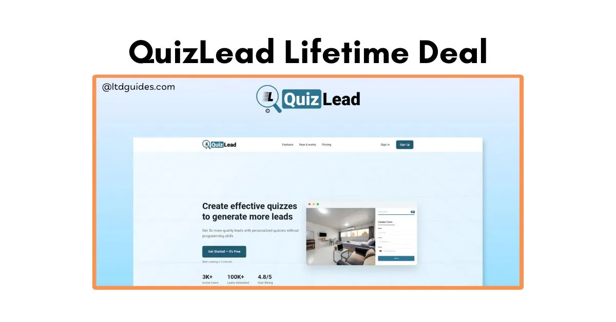 QuizLead Lifetime Deal