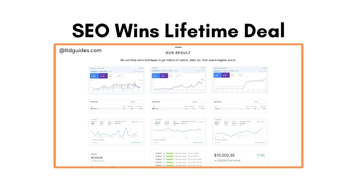 SEO Wins Lifetime Deal