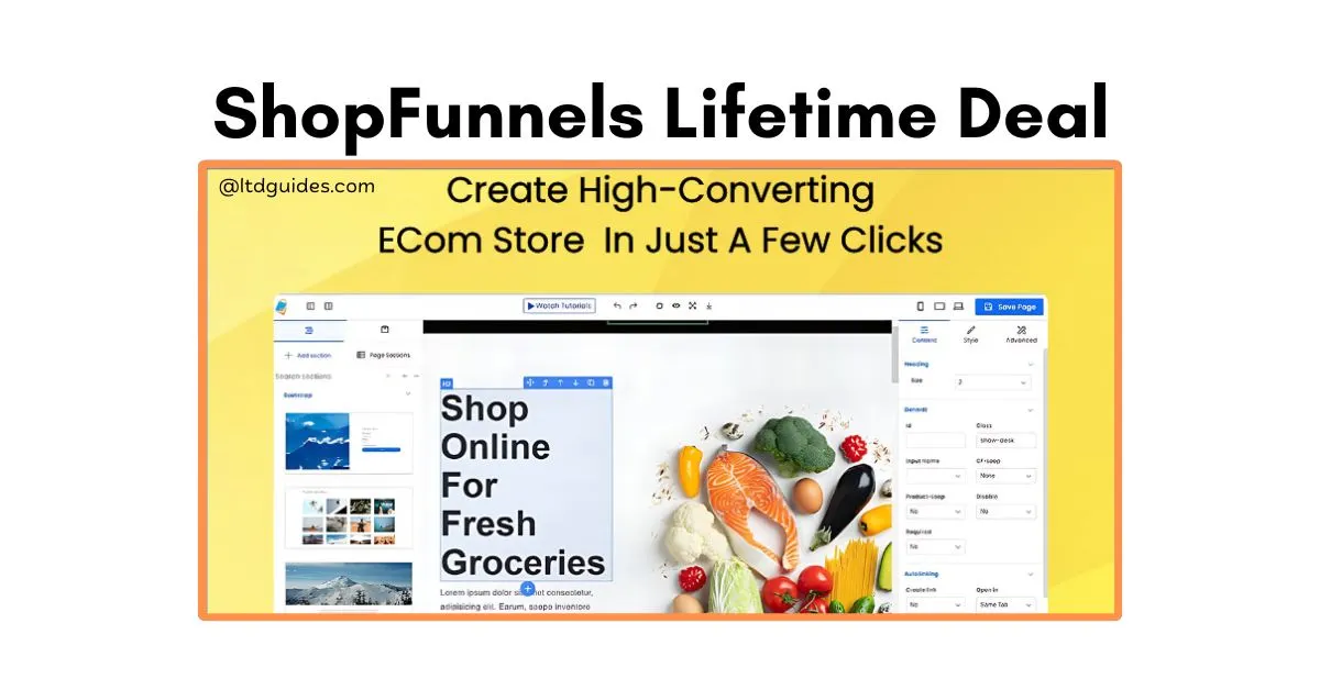 ShopFunnels Lifetime Deal