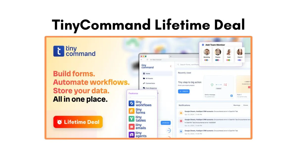 TinyCommand Lifetime Deal